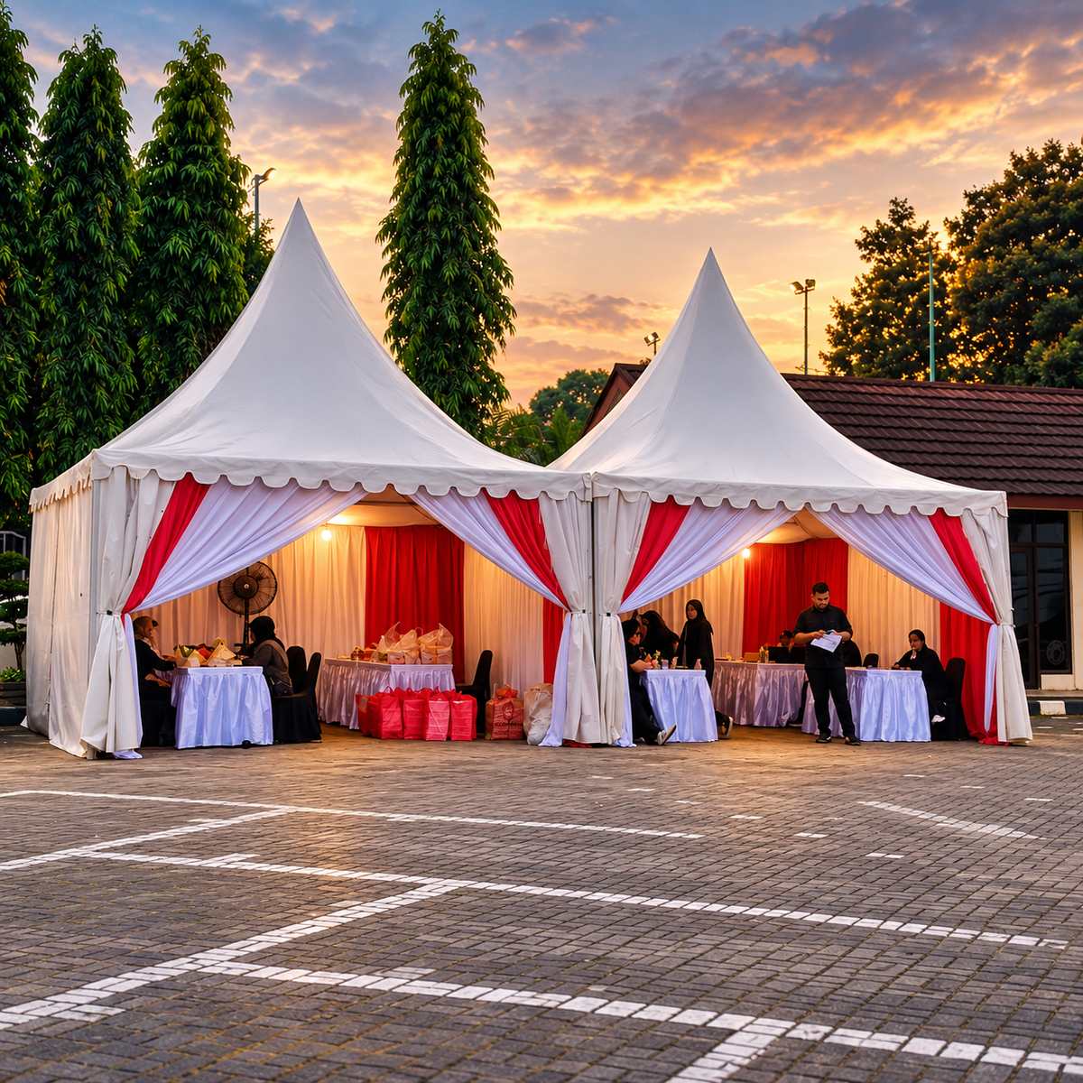 Sewa Tenda Krucut / Sernafil